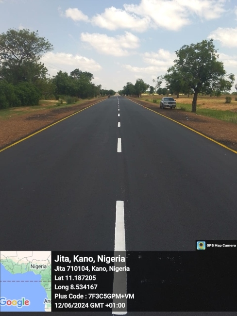 Newly surfaced highway delivered in Kano